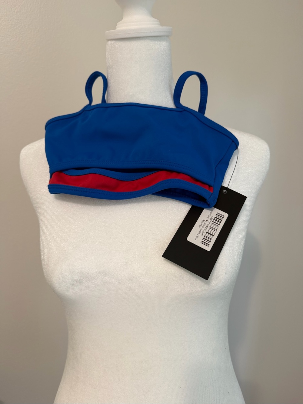 FIVE the label Girls Blue & Red Dance Crop Top — New